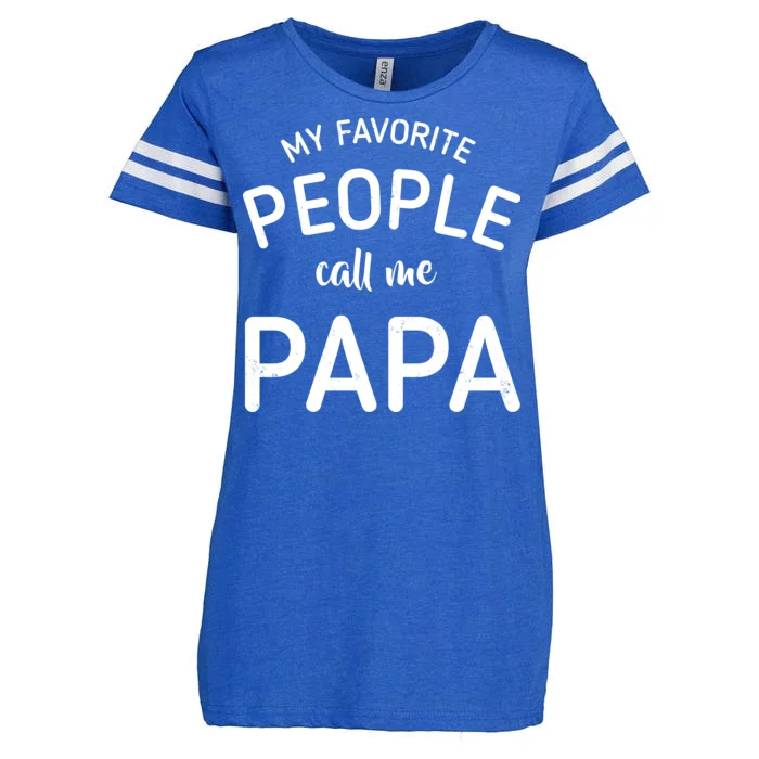 Funny My Favorite People Call Me Papa Enza Ladies Jersey Football T-Shirt