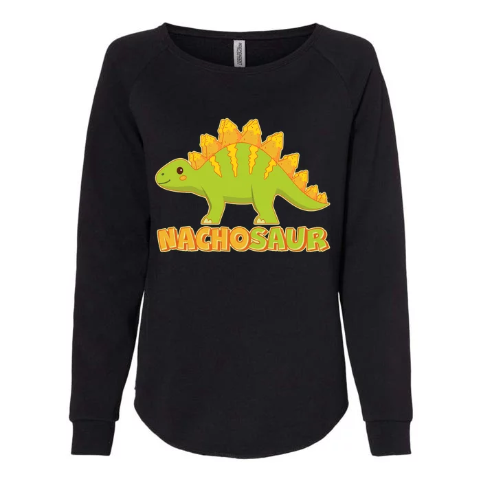 Funny Nachosaur Nacho Cheese Stegosaurus Dinosaur Womens California Wash Sweatshirt