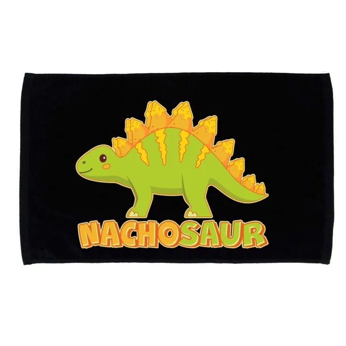 Funny Nachosaur Nacho Cheese Stegosaurus Dinosaur Microfiber Hand Towel