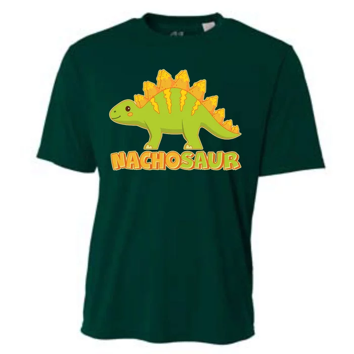 Funny Nachosaur Nacho Cheese Stegosaurus Dinosaur Cooling Performance Crew T-Shirt