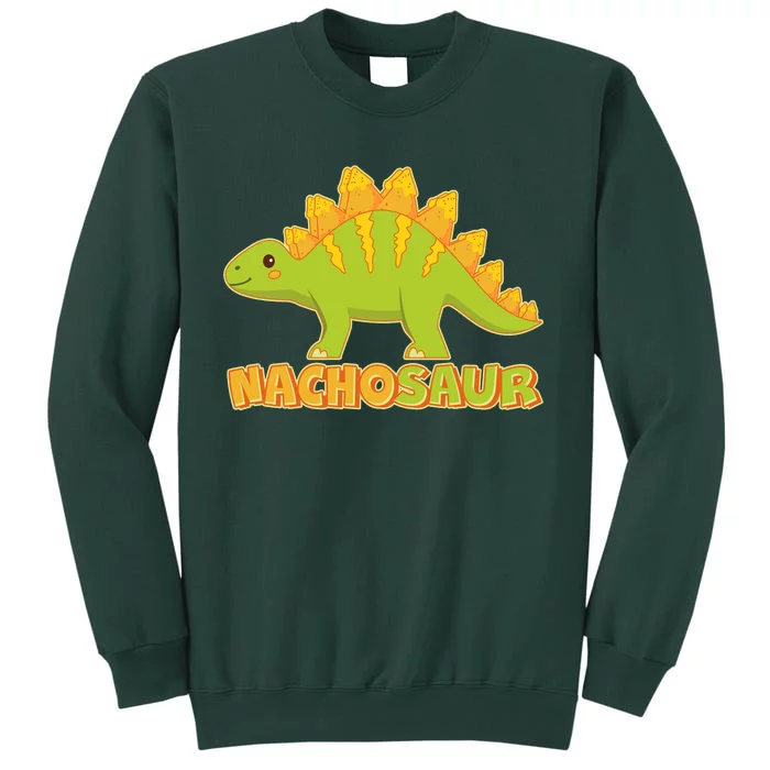 Funny Nachosaur Nacho Cheese Stegosaurus Dinosaur Tall Sweatshirt