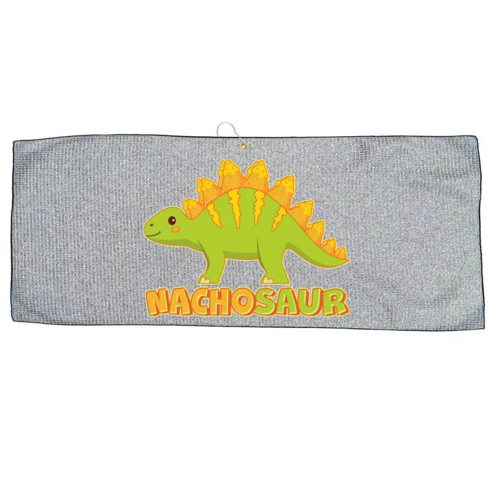 Funny Nachosaur Nacho Cheese Stegosaurus Dinosaur Large Microfiber Waffle Golf Towel