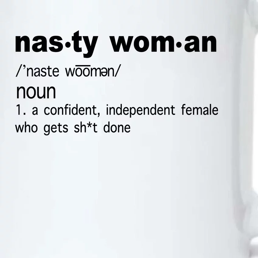 Funny Nasty Woman Definition Black Color Changing Mug