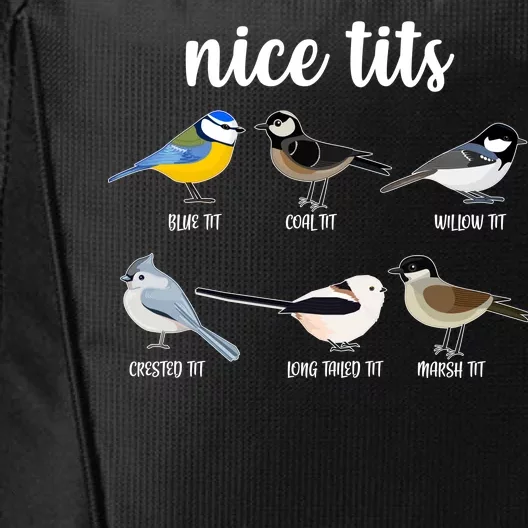 Funny Nice Tits Birds City Backpack