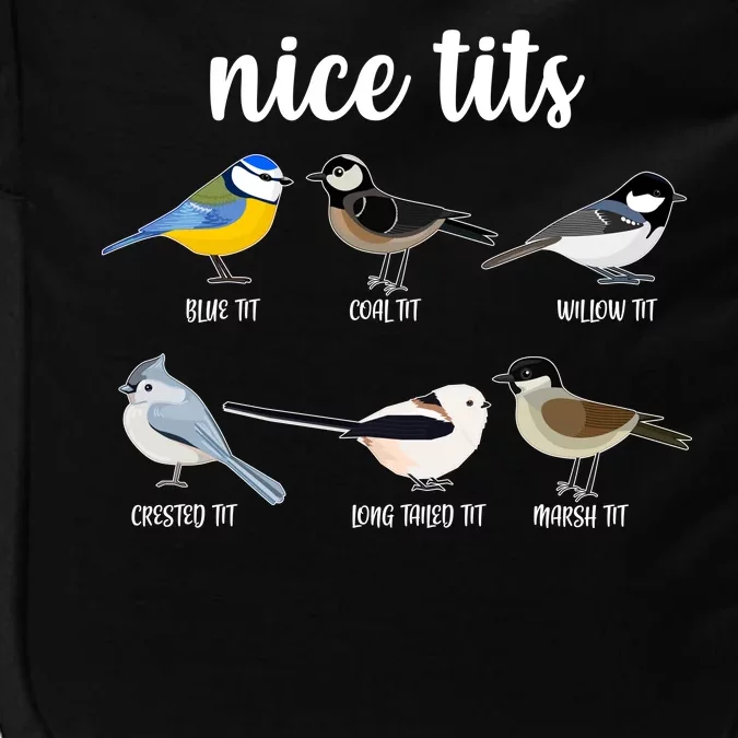 Funny Nice Tits Birds Impact Tech Backpack