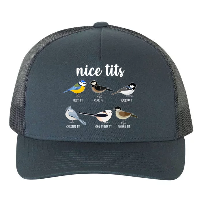 Funny Nice Tits Birds Yupoong Adult 5-Panel Trucker Hat