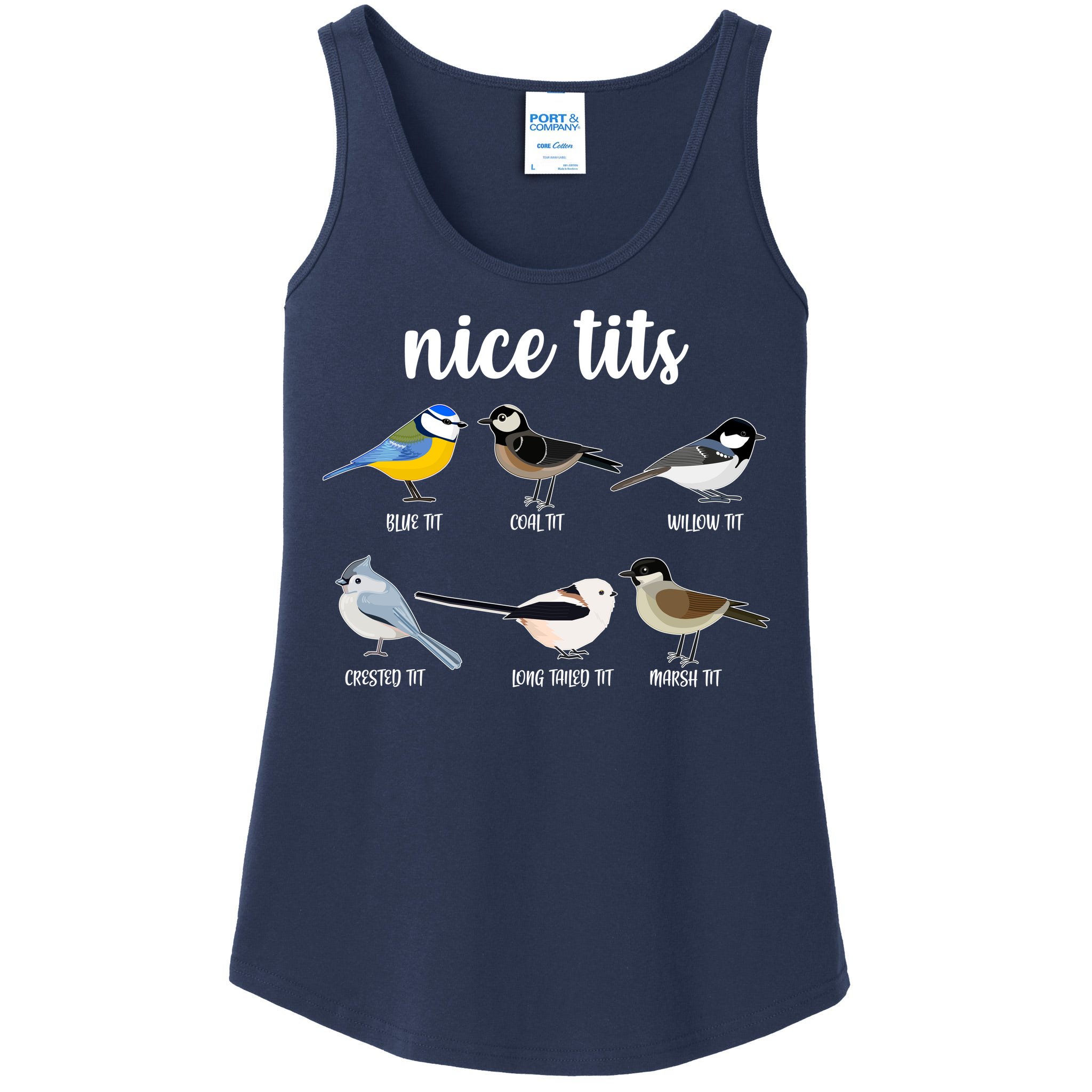 Funny Nice Tits Birds Ladies Essential Tank | TeeShirtPalace