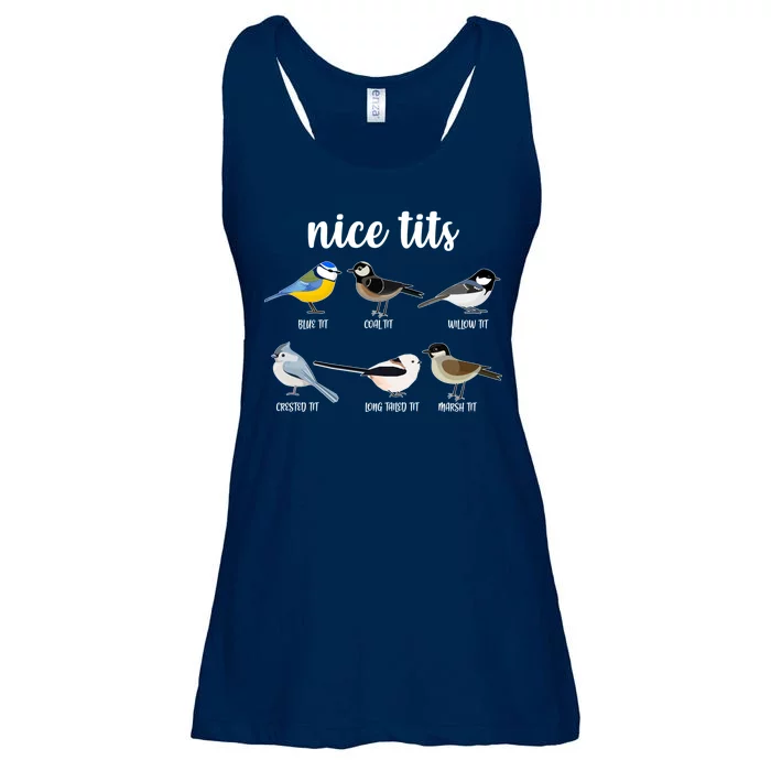 Funny Nice Tits Birds Ladies Essential Flowy Tank