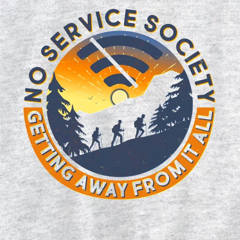 Funny No Service Society Kids Sweatshirt