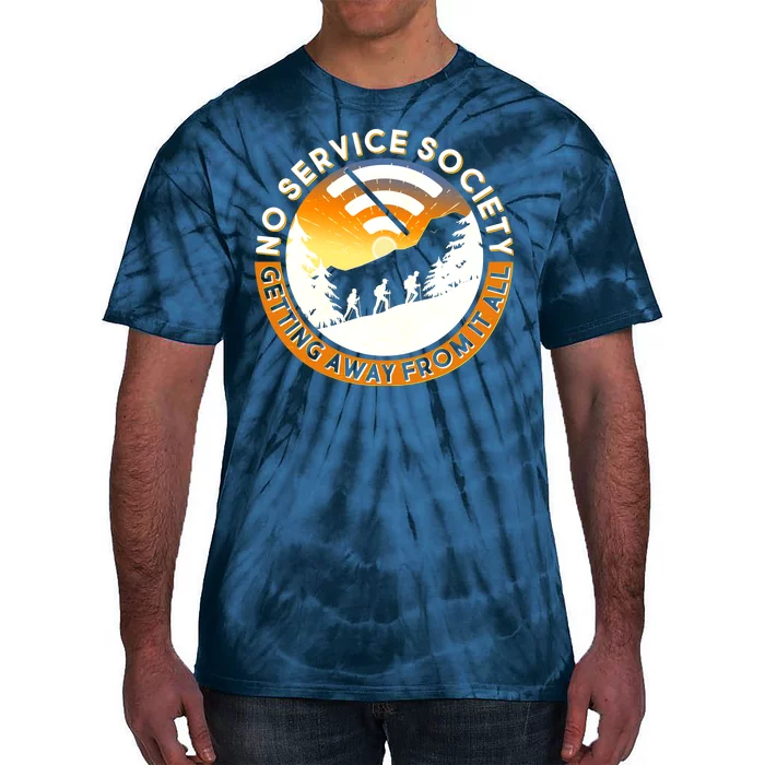 Funny No Service Society Tie-Dye T-Shirt