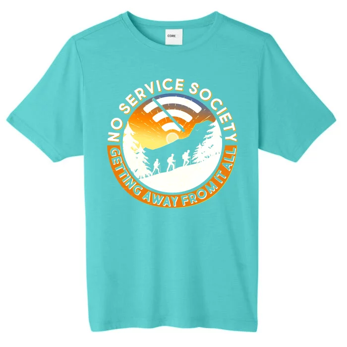 Funny No Service Society ChromaSoft Performance T-Shirt