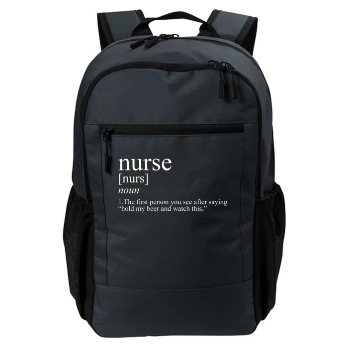 Funny Nurse Definition Daily Commute Backpack