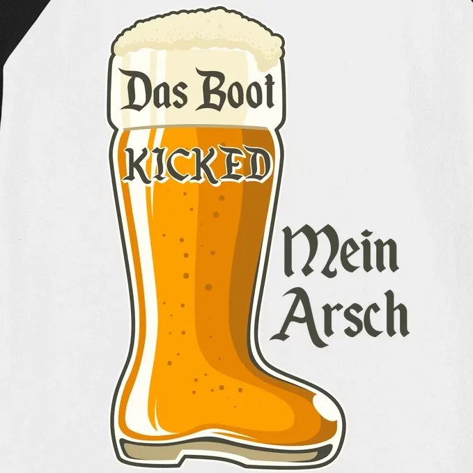 Funny Oktoberfest Das Boot Kicked Mein Arsch Baseball Sleeve Shirt