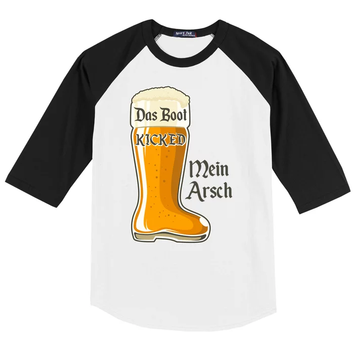 Funny Oktoberfest Das Boot Kicked Mein Arsch Baseball Sleeve Shirt