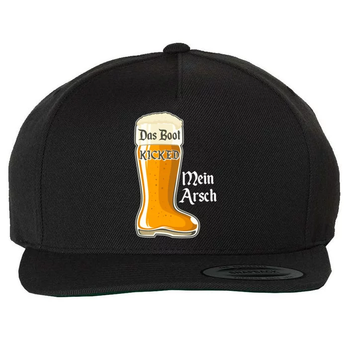 Funny Oktoberfest Das Boot Kicked Mein Arsch Wool Snapback Cap