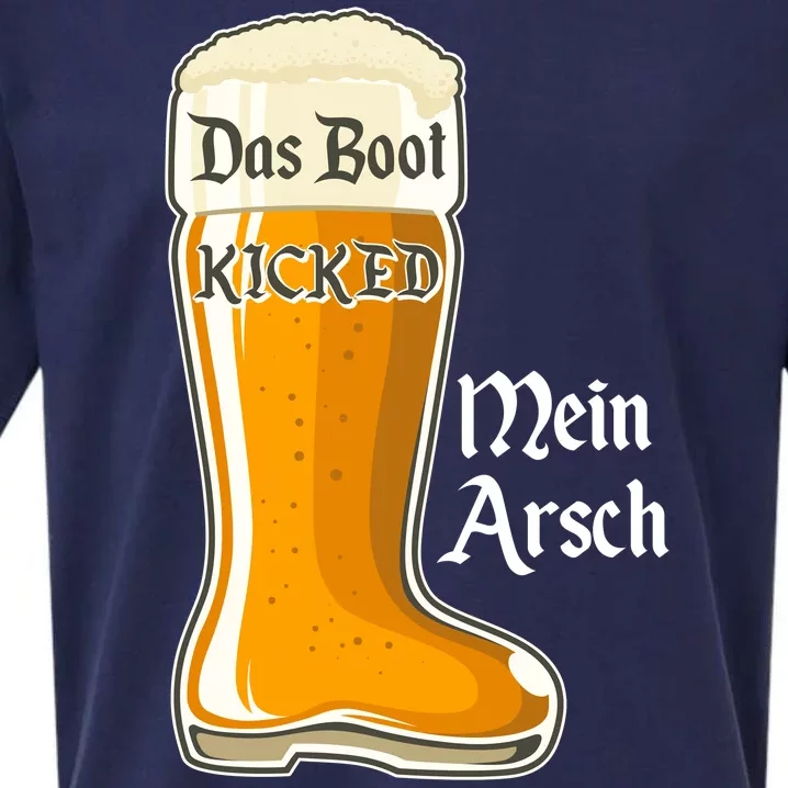 Funny Oktoberfest Das Boot Kicked Mein Arsch Sueded Cloud Jersey T-Shirt