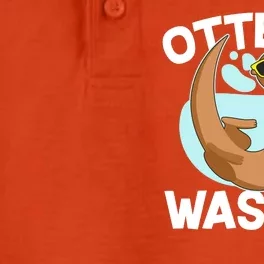 Funny Otterly Wasted Drunk Otter Dry Zone Grid Performance Polo