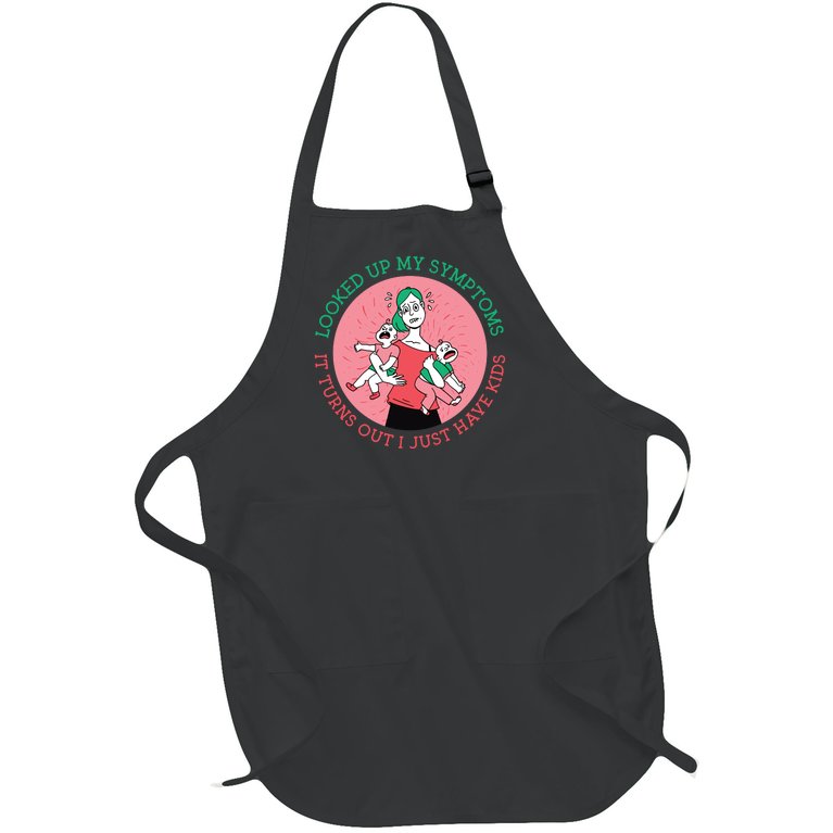 Funny Overwhelmed Mom Full-Length Apron With Pockets