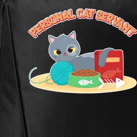 Funny Personal Cat Servant City Backpack