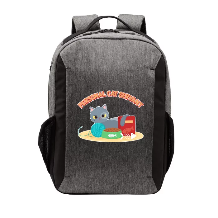 Funny Personal Cat Servant Vector Backpack