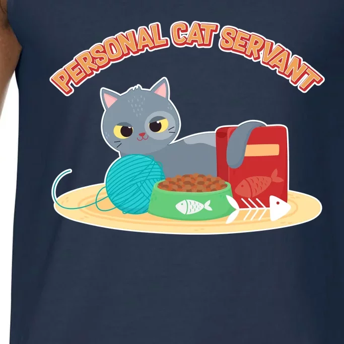 Funny Personal Cat Servant Comfort Colors® Tank Top