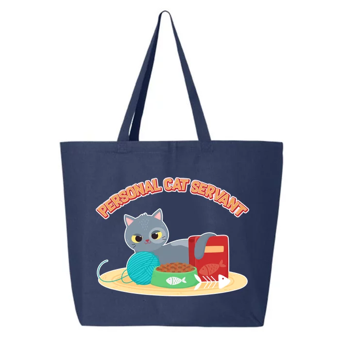 Funny Personal Cat Servant 25L Jumbo Tote