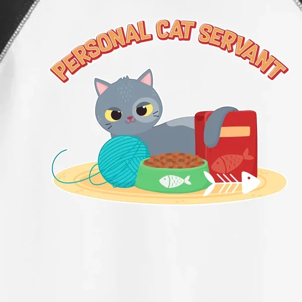 Funny Personal Cat Servant Toddler Fine Jersey T-Shirt