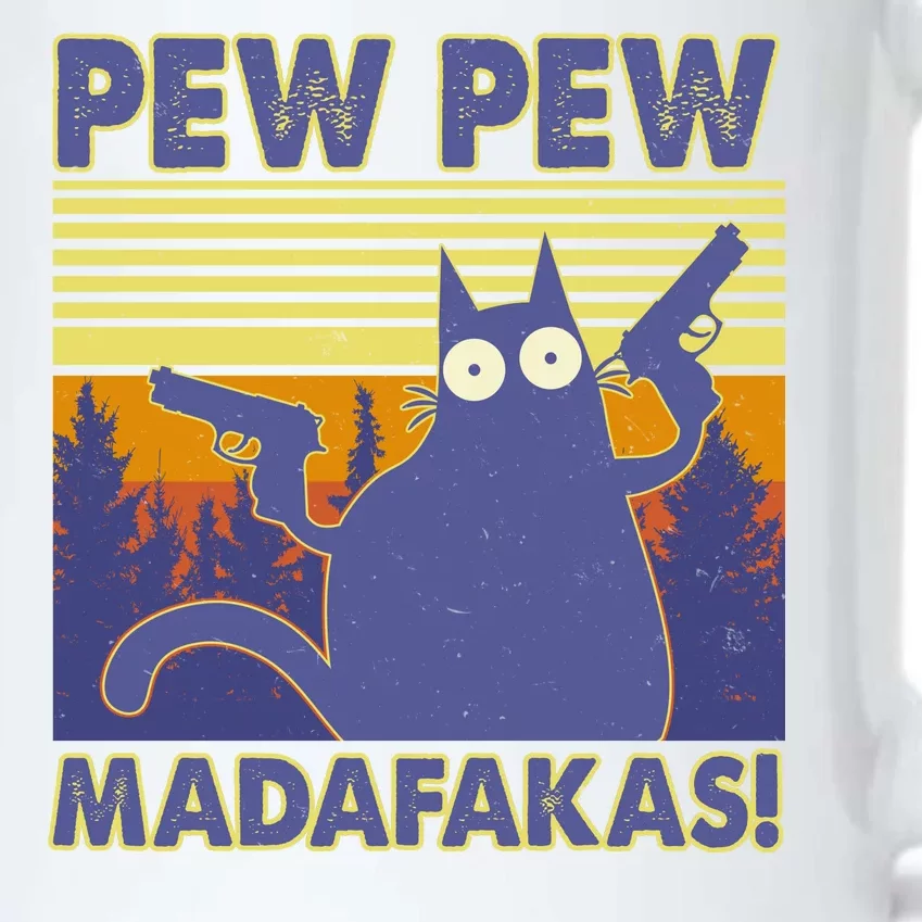 Funny Pew Pew Madafakas Black Color Changing Mug