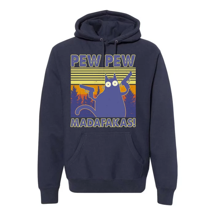 Funny Pew Pew Madafakas Premium Hoodie