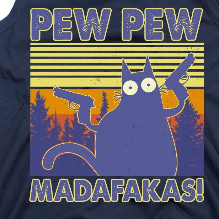 Funny Pew Pew Madafakas Tank Top