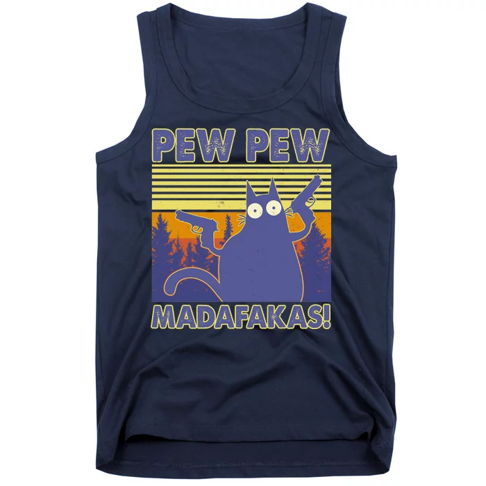 Funny Pew Pew Madafakas Tank Top