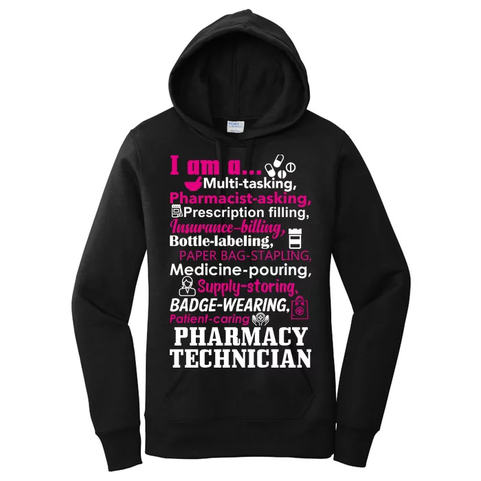 Funny Pharmacy Technician Women's Pullover Hoodie