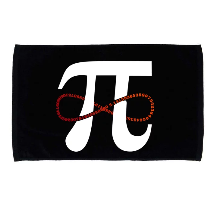 Funny Pi Infinity Numbers 3.14 Microfiber Hand Towel