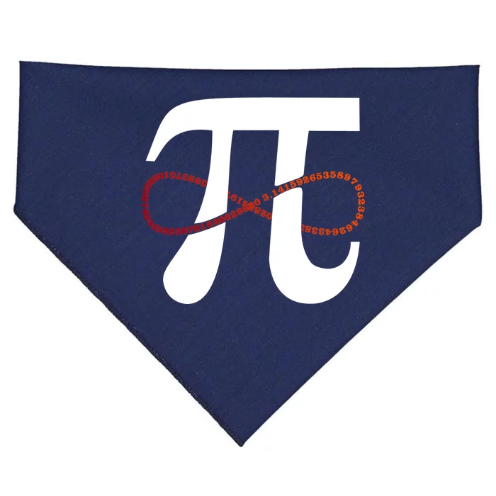 Funny Pi Infinity Numbers 3.14 USA-Made Doggie Bandana