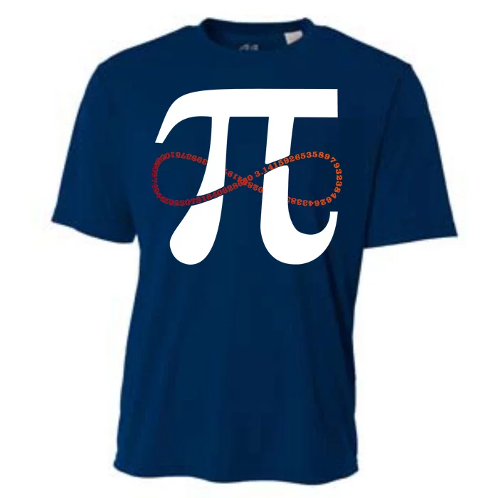 Funny Pi Infinity Numbers 3.14 Cooling Performance Crew T-Shirt