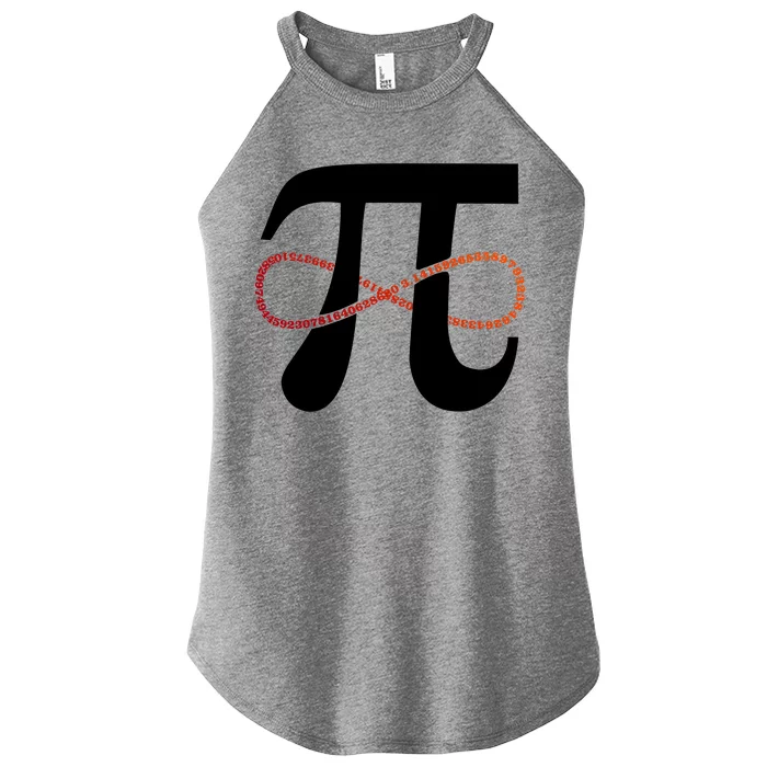 Funny Pi Infinity Numbers 3.14 Women’s Perfect Tri Rocker Tank