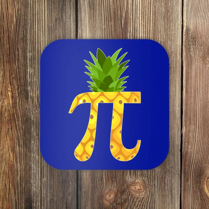 Funny PI-neapple PI 3.14 Day Coaster