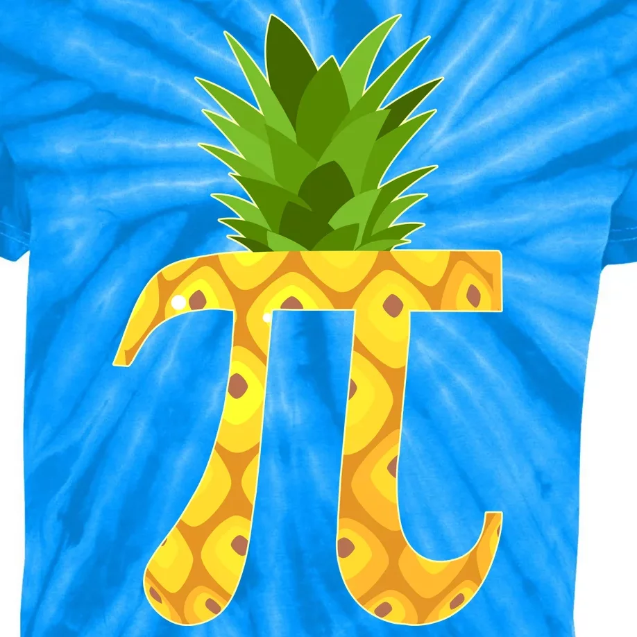 Funny PI-neapple PI 3.14 Day Kids Tie-Dye T-Shirt