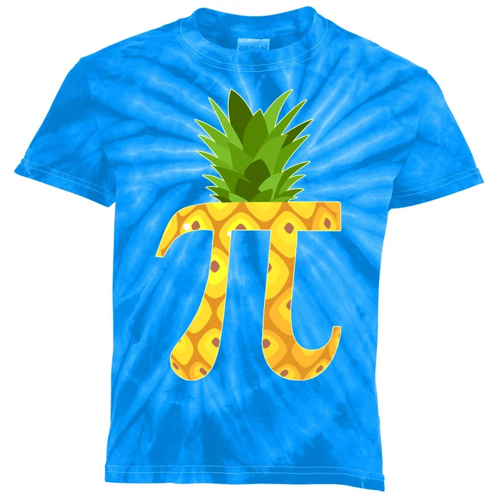 Funny PI-neapple PI 3.14 Day Kids Tie-Dye T-Shirt