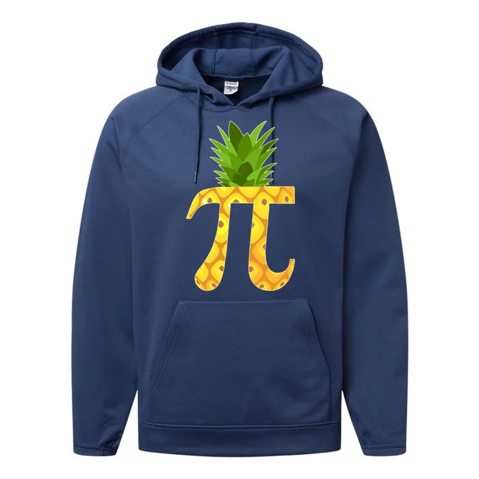 Funny PI-neapple PI 3.14 Day Performance Fleece Hoodie