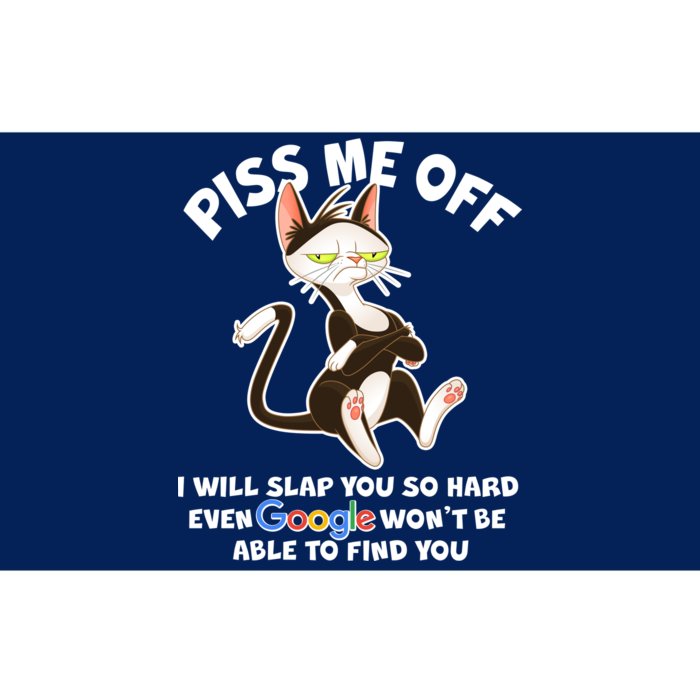 Funny Piss Me Off Cat Meme Bumper Sticker