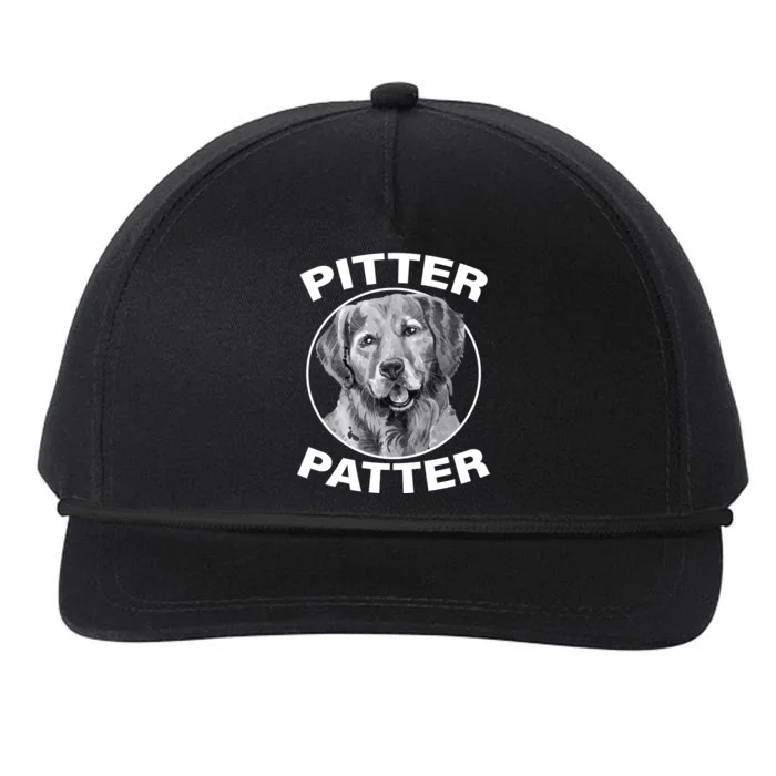 Funny Pitter-Patter Arch Snapback Five-Panel Rope Hat