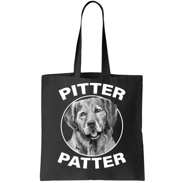 Funny Pitter-Patter Arch Tote Bag