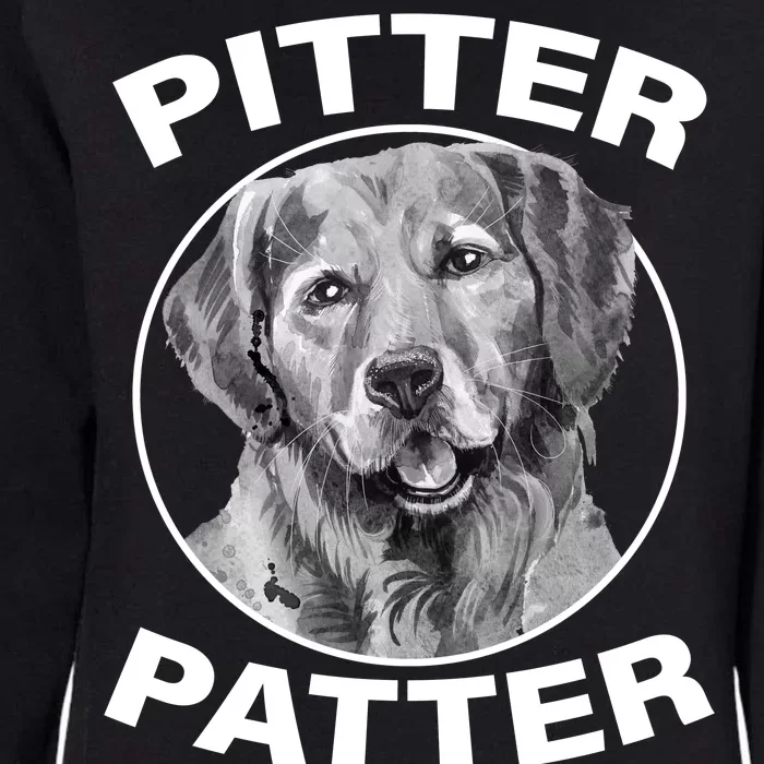 Funny Pitter-Patter Arch Womens California Wash Sweatshirt