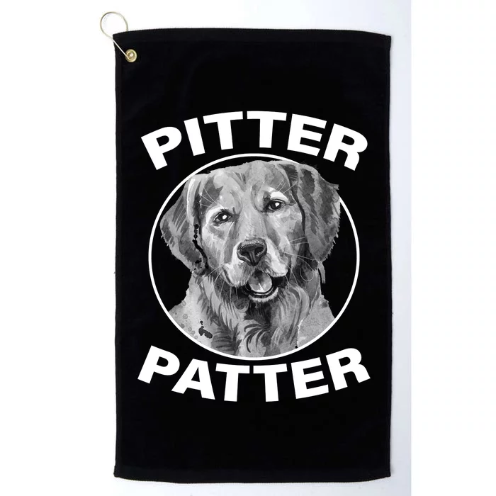 Funny Pitter-Patter Arch Platinum Collection Golf Towel