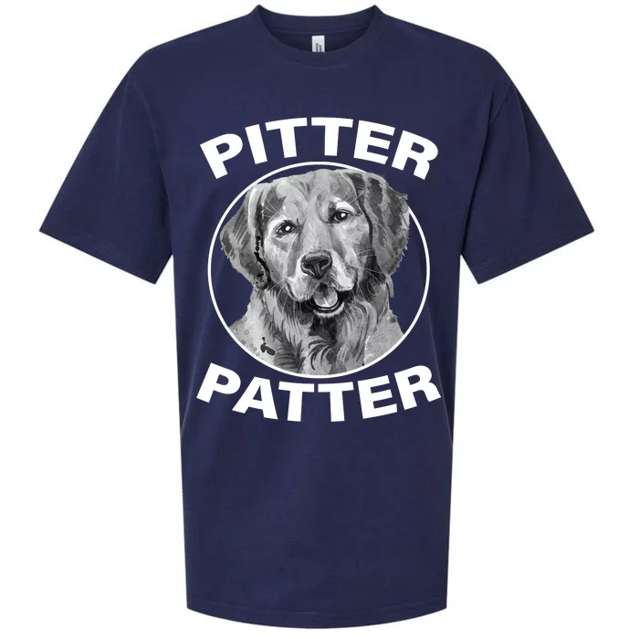 Funny Pitter-Patter Arch Sueded Cloud Jersey T-Shirt