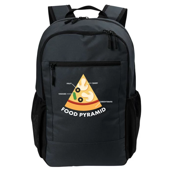 Funny Pizza Food Pyramid Daily Commute Backpack