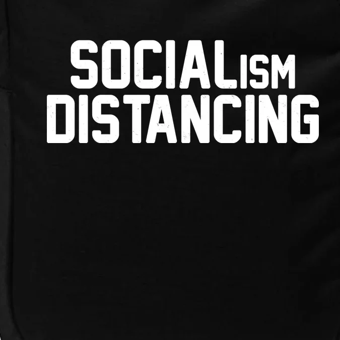 Funny Political Socialism Distancing Impact Tech Backpack