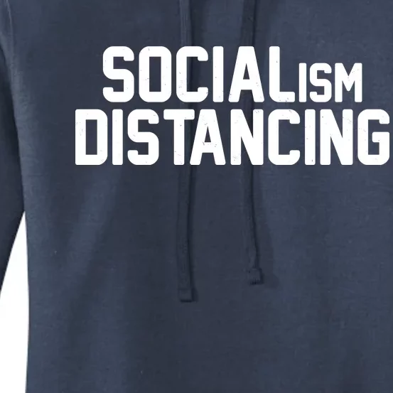 Funny Political Socialism Distancing Women's Pullover Hoodie