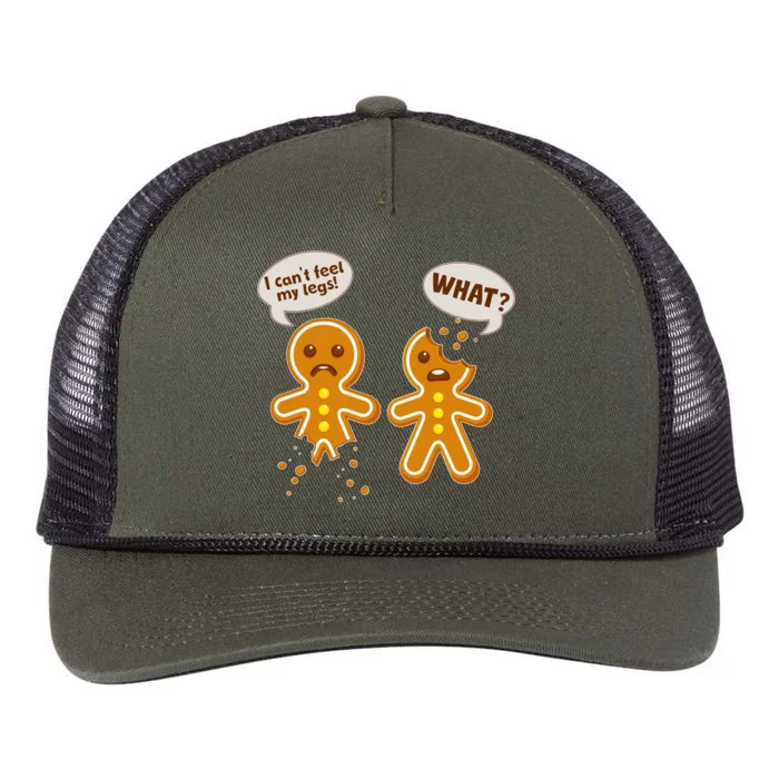 Funny Poor Gingerbread Christmas Cookies Retro Rope Trucker Hat Cap